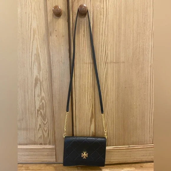 Tory Burch Black Quilted Crossbody (and Clutch) Bag - Picture 2 of 8